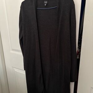 Eileen Fisher Charcoal Merino Wool Cardigan and Pants